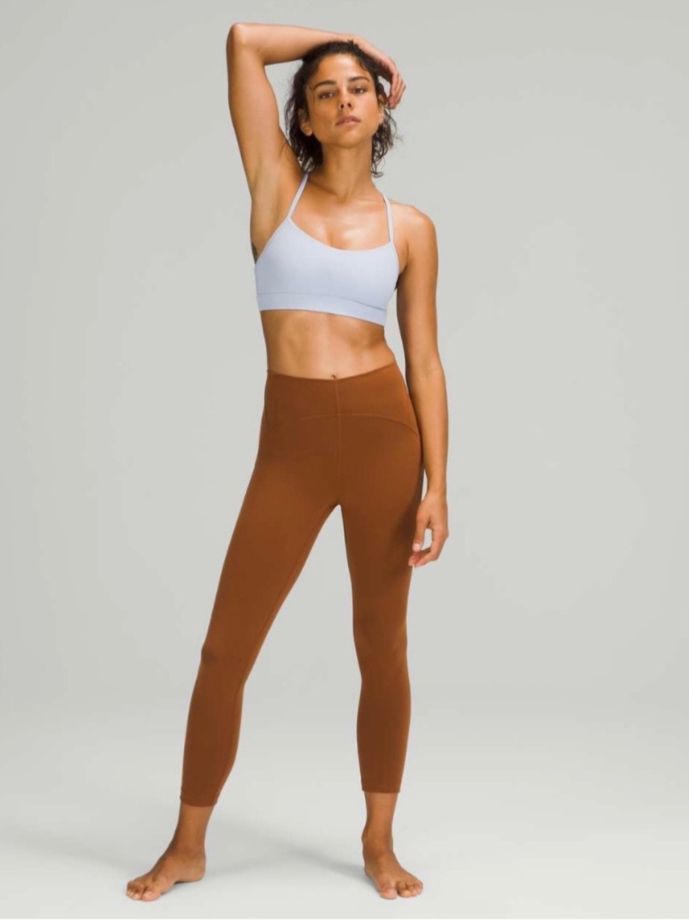 Lululemon Instill High Rise Tight 25” in Copper Brown